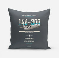 Thumbnail for BAe 146-300 design on gray pillow