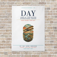 Thumbnail for James M. Cox Dayton International Airport DAY vertical canvas print - no frame - white background