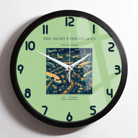 Thumbnail for VINTAGE G4133 - The Night Freight Jets - Designed Wall Clocks design on lightgreen framed