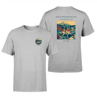 Thumbnail for VINTAGE G4250 - The Pontoon Picnic - Double-Side T-Shirt design on lightgray double side t shirt