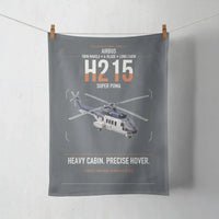 Thumbnail for Airbus H215 design on gray towel
