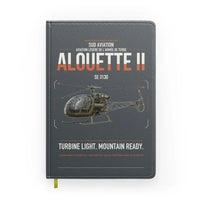 Thumbnail for Sud Aviation SE 3130 Alouette II design on gray notebook