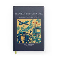 Thumbnail for VINTAGE G4288 - The Weather Station Call - Designed Notebooks design on navyblue
