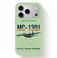Thumbnail for MC-130J COMMANDO II design on light green magsafe iphone case, for iPhone 17 Pro