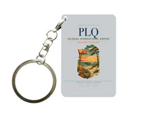 Thumbnail for Palanga International Airport (PLQ) design on light gray key chain