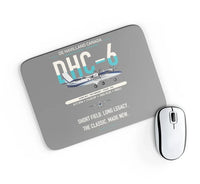 Thumbnail for DHC-6 Twin Otter Classic 300-G design on gray rectangle mouse pad