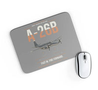Thumbnail for A-26B Invader design on gray rectangle mouse pad