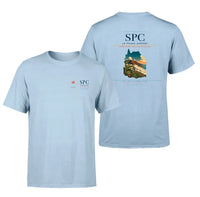 Thumbnail for La Palma Airport (SPC) design printed on light blue double-side t-shirt