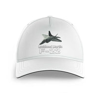 Thumbnail for The Fighter Jet 22 Silhouette printed hat - white