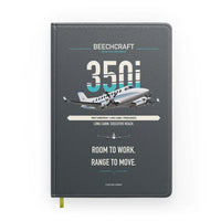Thumbnail for Beechcraft King Air 350i design on gray notebook