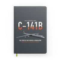 Thumbnail for C-141B Starlifter design on gray notebook