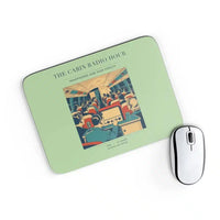 Thumbnail for VINTAGE G4229 - The Cabin Radio Hour - Designed Mouse Pads design on lightgreen rectangle