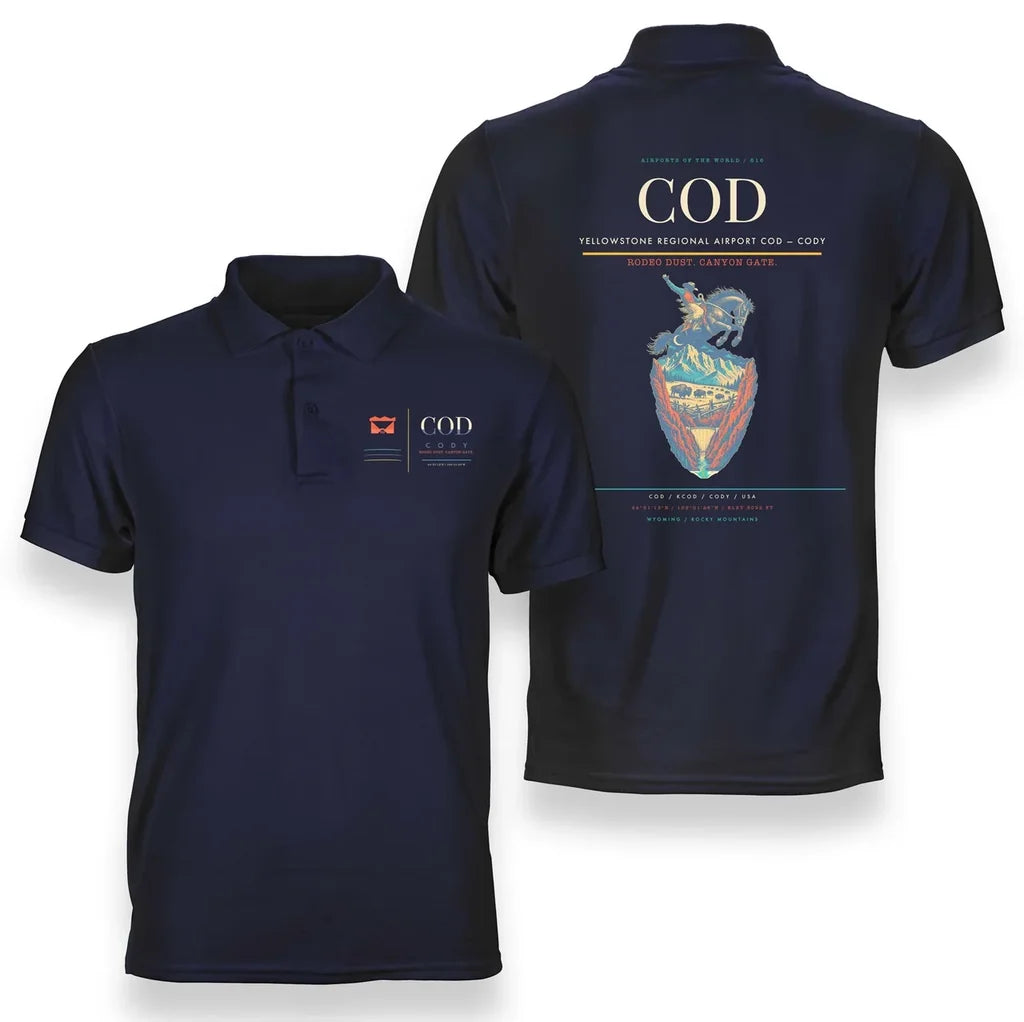 Yellowstone Regional Airport COD — Cody Navy Blue