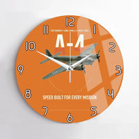 Thumbnail for Junkers Ju 88A-4 design on orange no frame wall clock