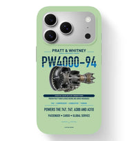 Thumbnail for PW4000-94 Case design on light green iphone case