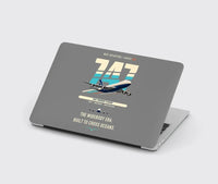 Thumbnail for Boeing 747-200B design on gray MacBook case