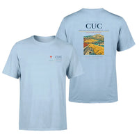 Thumbnail for Camilo Daza International Airport (CUC) design printed on light blue double-side t-shirt