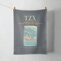 Thumbnail for Trabzon Airport (TZX) design on gray towel
