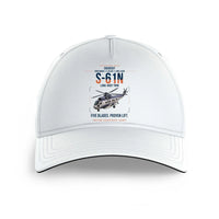 Thumbnail for Sikorsky S-61N design on white printed hat