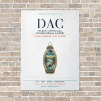 Thumbnail for Hazrat Shahjalal International Airport Dhaka DAC vertical canvas print - no frame - white background