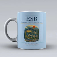 Thumbnail for Ankara Esenboga Airport ESB Mug - Light Blue