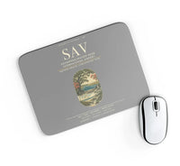 Thumbnail for Savannah-Hilton Head International Airport (SAV) design on gray rectangle mouse pad