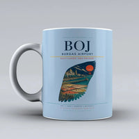 Thumbnail for Burgas Airport BOJ Mug - Light Blue