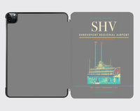 Thumbnail for Shreveport Regional Airport (SHV) design on gray ipad tablet case