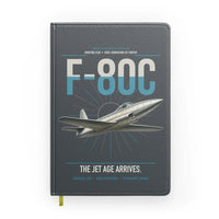 Thumbnail for F-80C Shooting Star design on gray notebook