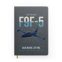 Thumbnail for F9F-5 Panther design on gray notebook