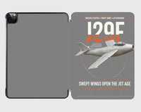 Thumbnail for Saab J 29F Tunnan design on gray ipad tablet case