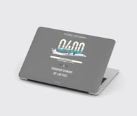 Thumbnail for De Havilland Dash 8-400 design on gray MacBook case