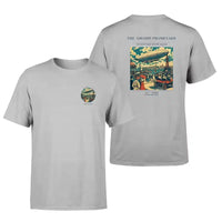 Thumbnail for VINTAGE G4012 - The Airship Promenade - Double-Side T-Shirt design on lightgray double side t shirt