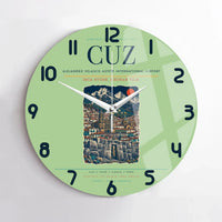 Thumbnail for Alejandro Velasco Astete International Airport CUZ Wall-Clock No-Frame - Light Green