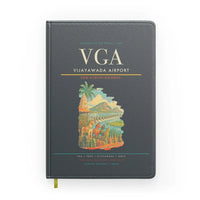 Thumbnail for Vijayawada Airport (VGA) design on gray notebook