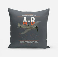 Thumbnail for Focke-Wulf Fw 190A-8 design on gray pillow