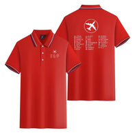 Thumbnail for Aviation Alphabet Polo Shirt - view 11