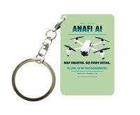 Thumbnail for Parrot ANAFI Ai Key Chain design on light green key chain