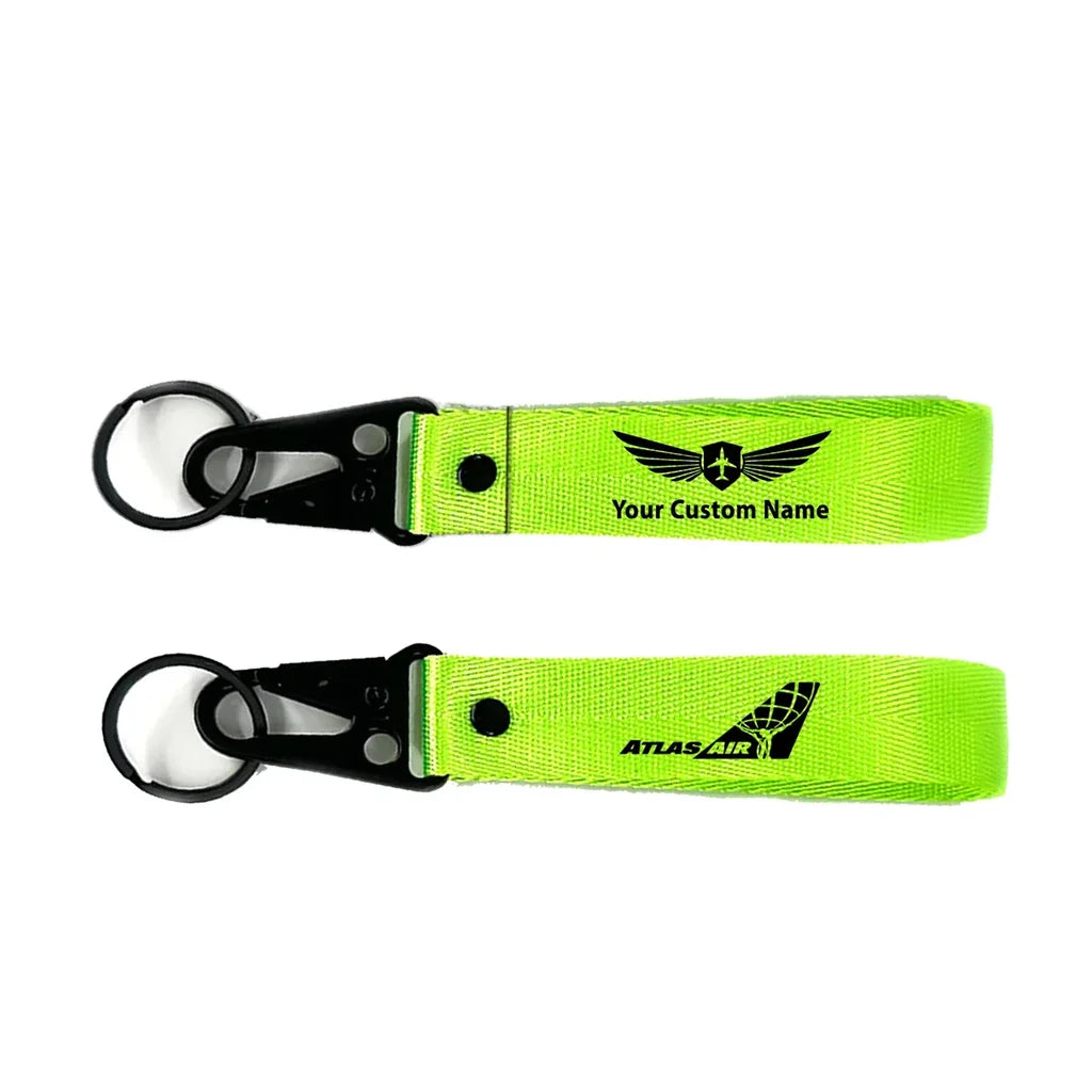 Atlas Air Hawk-shaped key chain, Light Green+ NAME