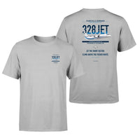 Thumbnail for Fairchild Dornier 328JET design on light gray t shirt