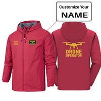 Thumbnail for Drone Operator Designed Rain Jackets & Windbreakers - view 11