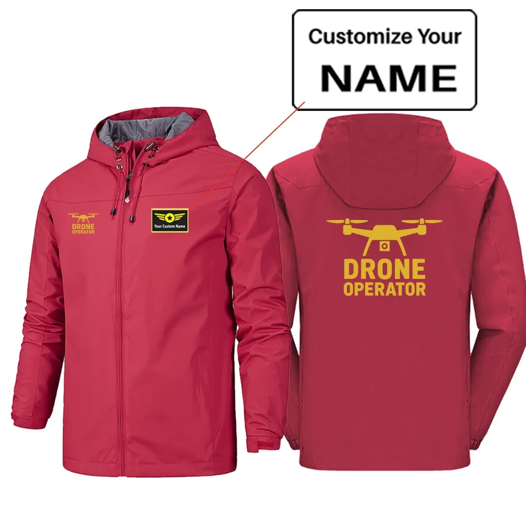 Drone Operator Designed Rain Jackets & Windbreakers - view 11