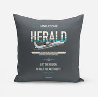 Thumbnail for Handley Page HPR.7 Dart Herald design on gray pillow
