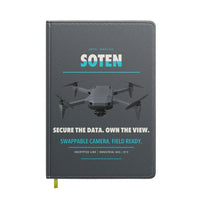 Thumbnail for ACSL SOTEN design on gray notebook