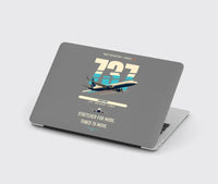 Thumbnail for Boeing 737 MAX 10 design on gray MacBook case