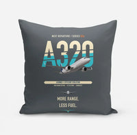 Thumbnail for Airbus A320neo design on gray pillow