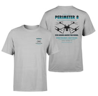 Thumbnail for Skyfront Perimeter 8 design on light gray t shirt