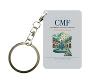 Thumbnail for Chambéry-Savoie Airport (CMF) design on light gray key chain