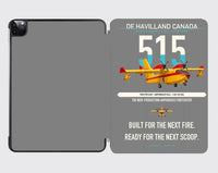 Thumbnail for De Havilland Canadair 515 design on gray ipad tablet case