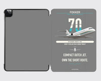 Thumbnail for Fokker 70 design on gray ipad tablet case